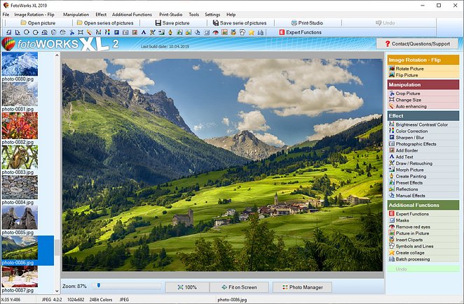Image editing software